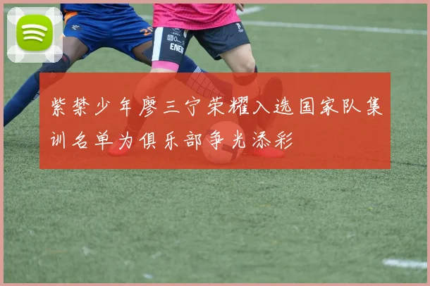 紫禁少年廖三宁荣耀入选国家队集训名单为俱乐部争光添彩
